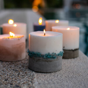 Cement Candles
