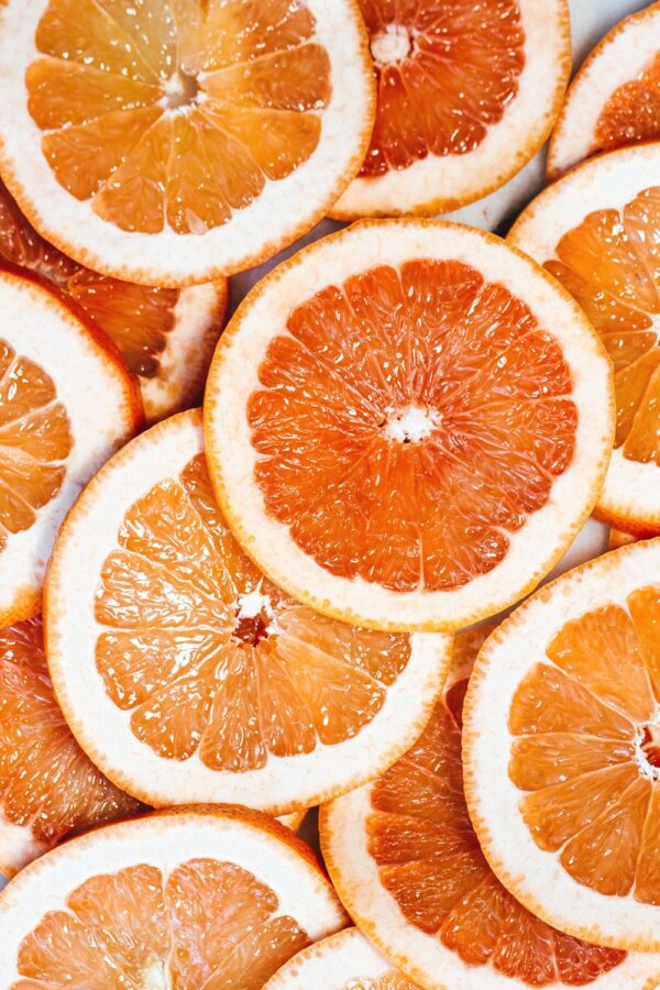 slices of oranges - wallpaper