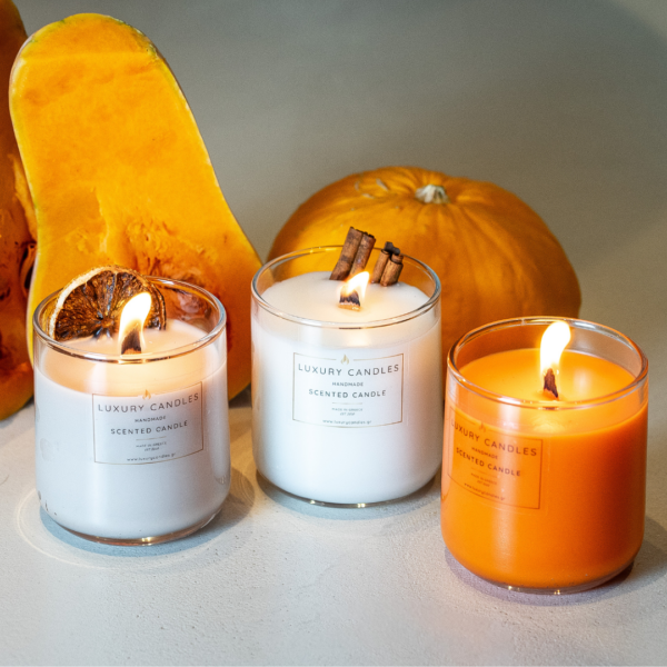 pumpkin spice candles