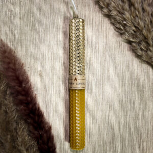 Beeswax Golden Candle